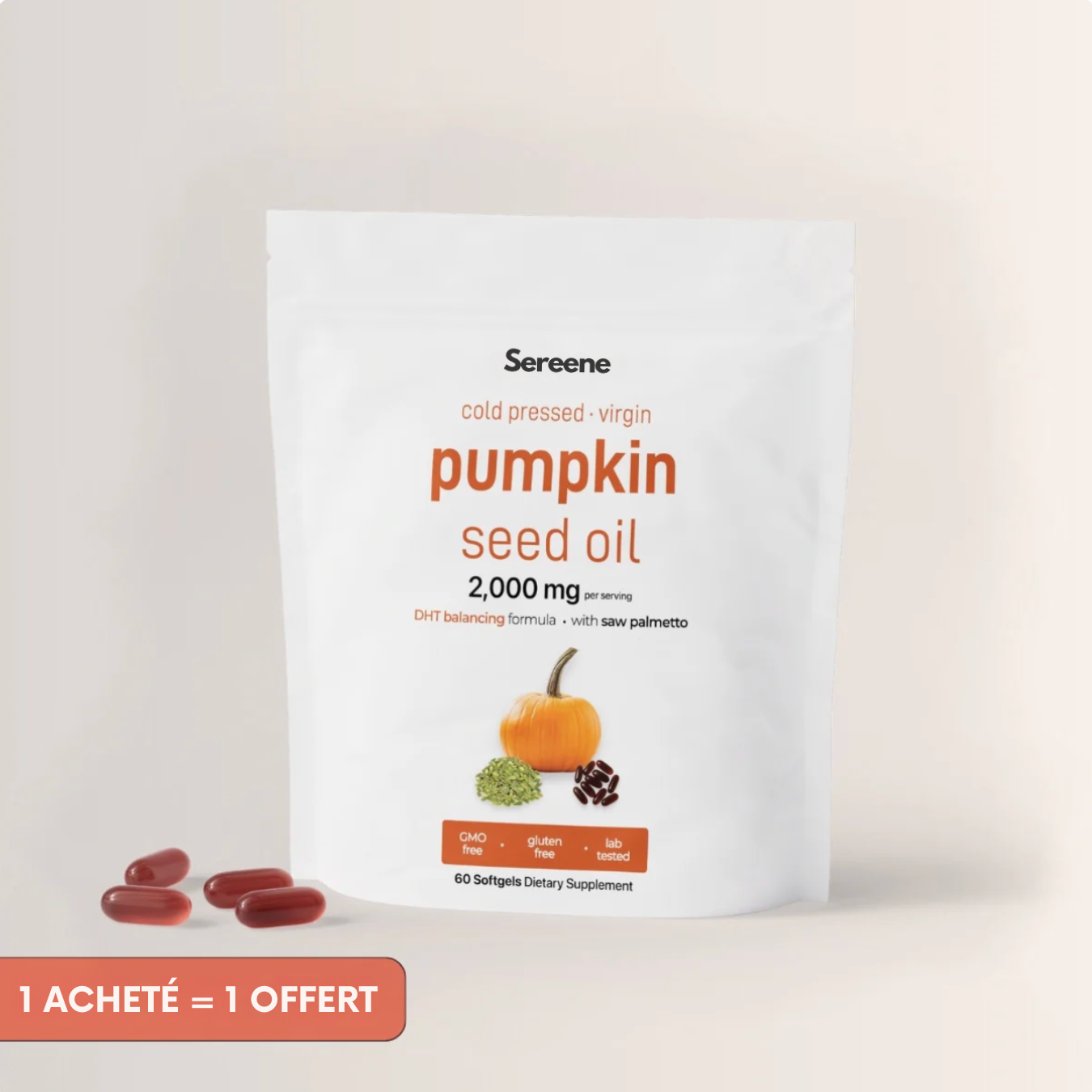 Gélule d’Huile de Pépin de Courge